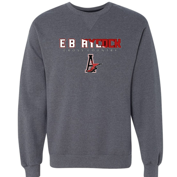 EB Aycock Cross Country Crewneck Sweatshirt | Word Logo EB Aycock Cross Country Crewneck Sweatshirt | Word Logo
