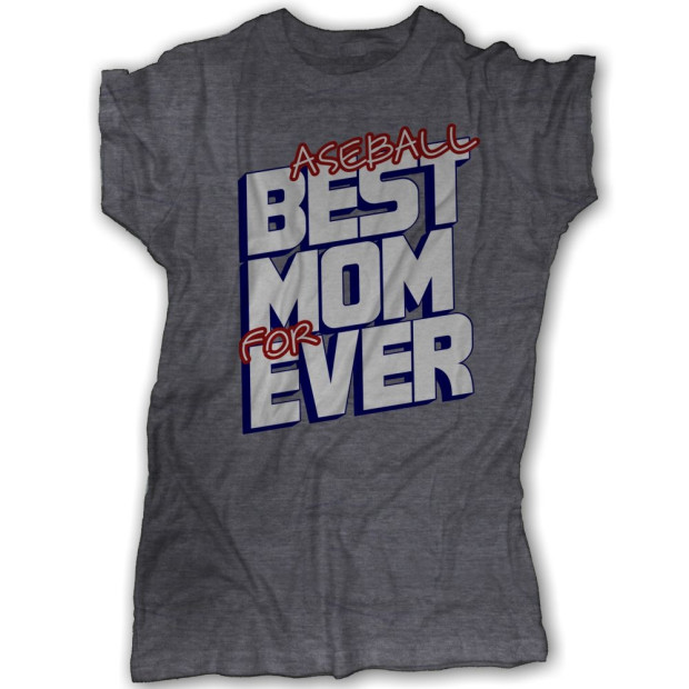 Best Mom Ever Or Baseball Mom Forever Tee | Tri-Blend Heather Tee Best Mom Ever Or Baseball Mom Forever Tee | Tri-Blend Heather Tee