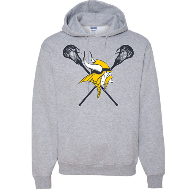 DH Conley Lacrosse Cotton Hooded Sweatshirt | Large Logo | Multiple Colors