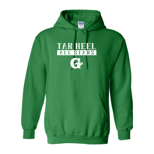 Tar Heel All-Stars | Tar Heel Shadow | Cotton Blend Hoodie