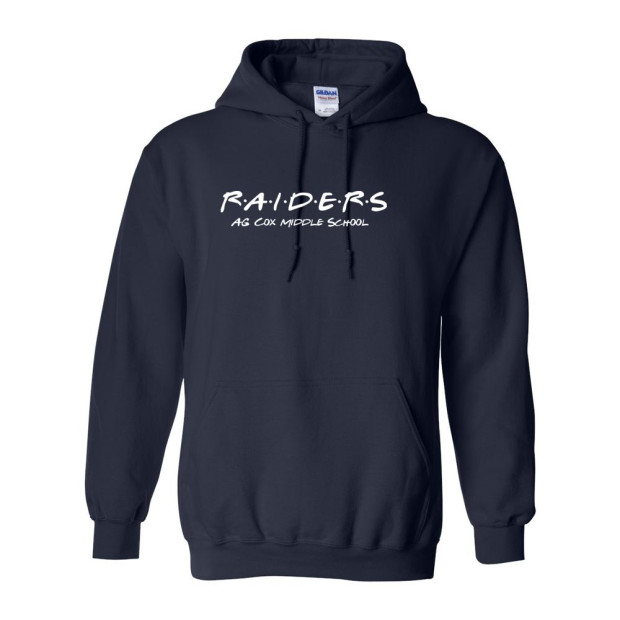 AG Cox Middle | Cotton Hooded Sweatshirt | Friends Design