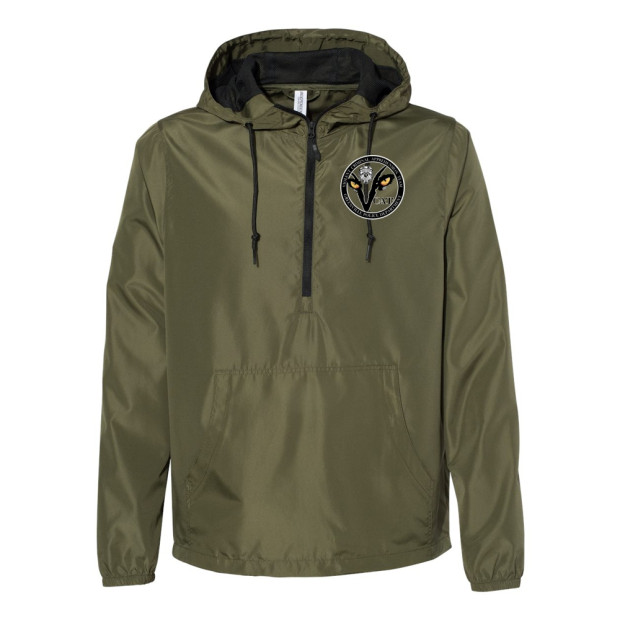 GPD | Violent Crime | Lightweight Quarter-Zip Windbreaker Pullover Jacket
