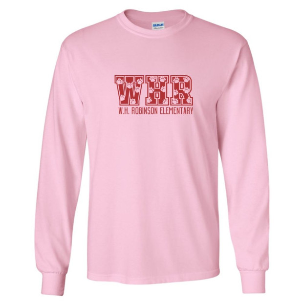 WH Robinson Elementary School Long-Sleeve Tee | WHR Paws