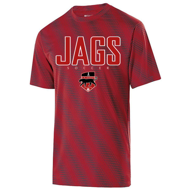 EB Aycock Soccer Short-Sleeve Torpedo Performance Tee | JAGS Logo | Multiple Colors