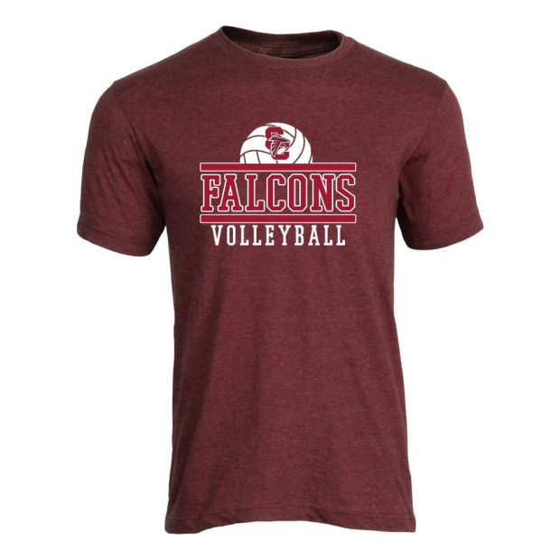 South Central Volleyball | Falcons Volleyball Logo | Cotton Tee