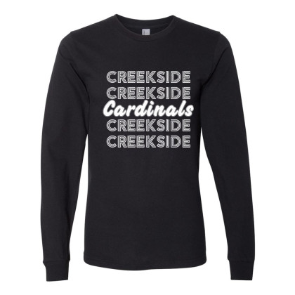 Creekside | Long-Sleeve Cotton Tee | Stack Design