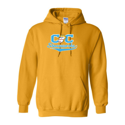 C&C Rolling Stone | Rolling C&C Design | Cotton Hooded Sweatshirt