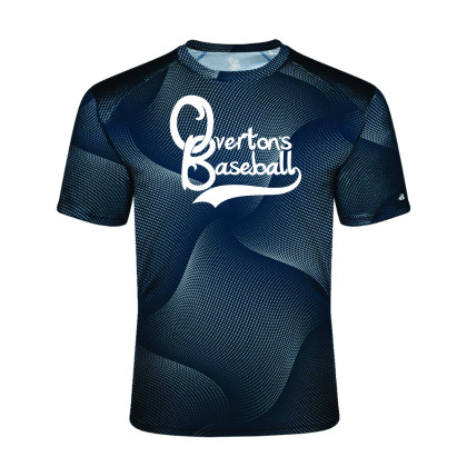 Overton's Baseball | Cursive Word Logo | Warp Tee