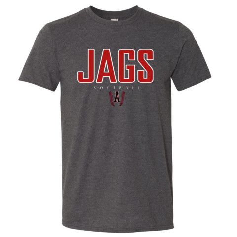E B Aycock Softball Cotton Tee | Jags Logo | Multiple Colors
