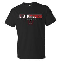 E. B. Aycock Softball Cotton Tee | Softball Word Logo | Multiple Colors