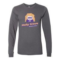 Holly Grove Elementary | Sunny Hedgie Design | Long-Sleeve Cotton Tee
