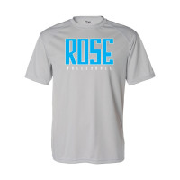 JH Rose Volleyball Short-Sleeve Performance Tee | Blue Rose | Multiple Colors