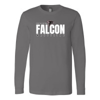 South Central Wrestling | Falcon Word Logo | Long-Sleeve Cotton T-Shirt 