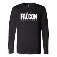 South Central Wrestling | Falcon Word Logo | Long-Sleeve Cotton T-Shirt 