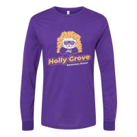 Holly Grove Elementary | Sunny Hedgie Design | Long-Sleeve Cotton Tee