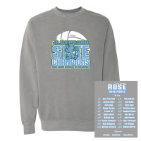 JH JH Rose Volleyball State Champions | Rampant State | Comfort Colors - Garment-Dyed Sweatshirt