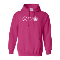 WH Robinson Cotton Hooded Sweatshirt | Peace, Love, Bears Logo | Multiple Colors
