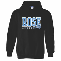 JH Rose Lacrosse | Cotton Hooded Sweatshirt | Word Logo | Multiple Colors