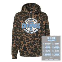 JH Rose Volleyball State Champions | Circle Design | Cotton Hooded Sweatshirt
