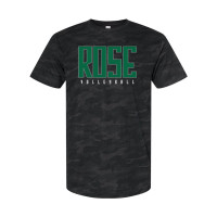 JH Rose Volleyball Cotton Tee | Green Rose | Multiple Colors