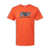 Ridgewood Elementary | Peace, Love, Sharks | Short-Sleeve Cotton Tee