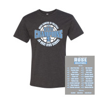 JH Rose Volleyball State Champions | Circle Design | Cotton T-Shirt