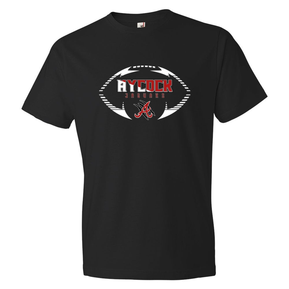 E. B. Aycock Football Cotton Tee | Football Logo | Multiple Colors