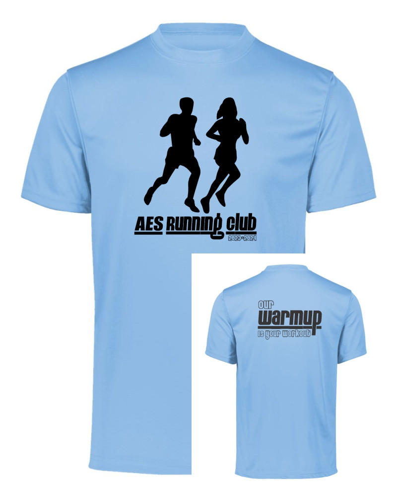 2023-24 Ayden Elementary Running Club Performace Shirt