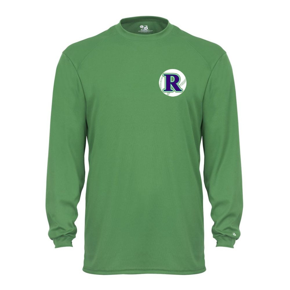 Ross Baseball Long-Sleeve Performance Tee | Small Logo