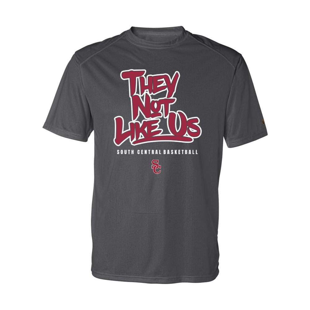 South Central Basketball | Not Like Us Logo | Short-Sleeve Performance Tee