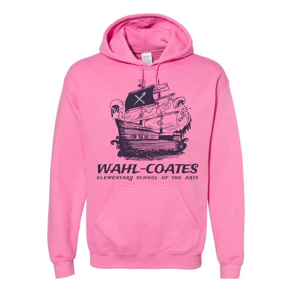 Wahl-Coates | Charting the Course | Cotton Hooded Sweatshirt | Multiple Colors
