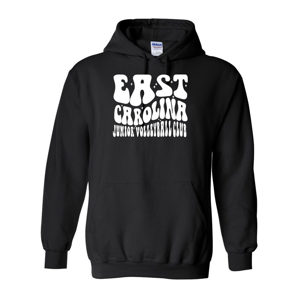 ECJVC | Bubble Letter Logo | Cotton Hooded Sweatshirt
