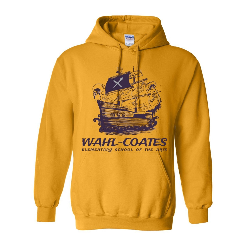 Wahl-Coates | Charting the Course | Cotton Hooded Sweatshirt | Multiple Colors