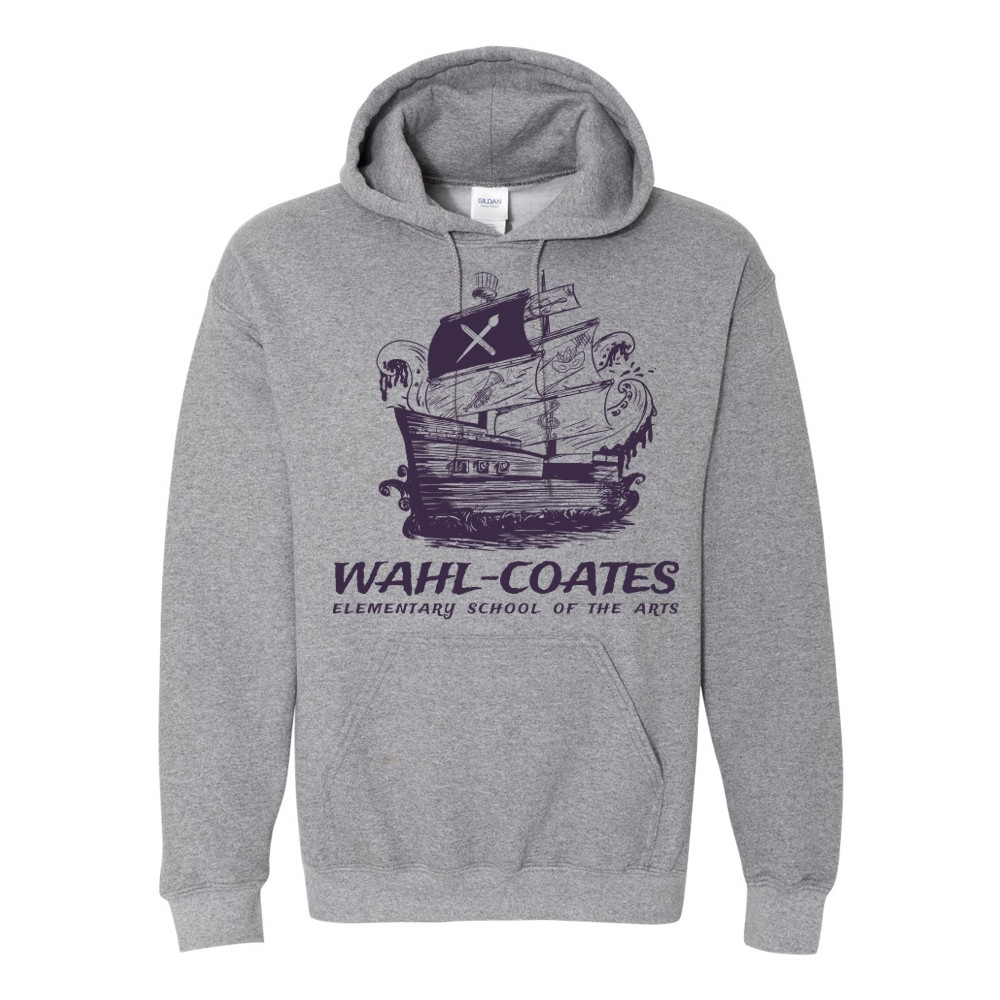 Wahl-Coates | Charting the Course | Cotton Hooded Sweatshirt | Multiple Colors
