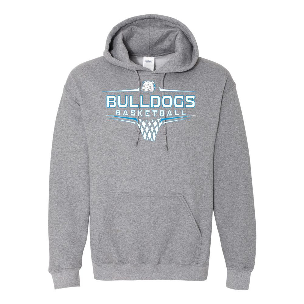 CM Eppes Basketball | Hoop Logo | Cotton Hooded Sweatshirt