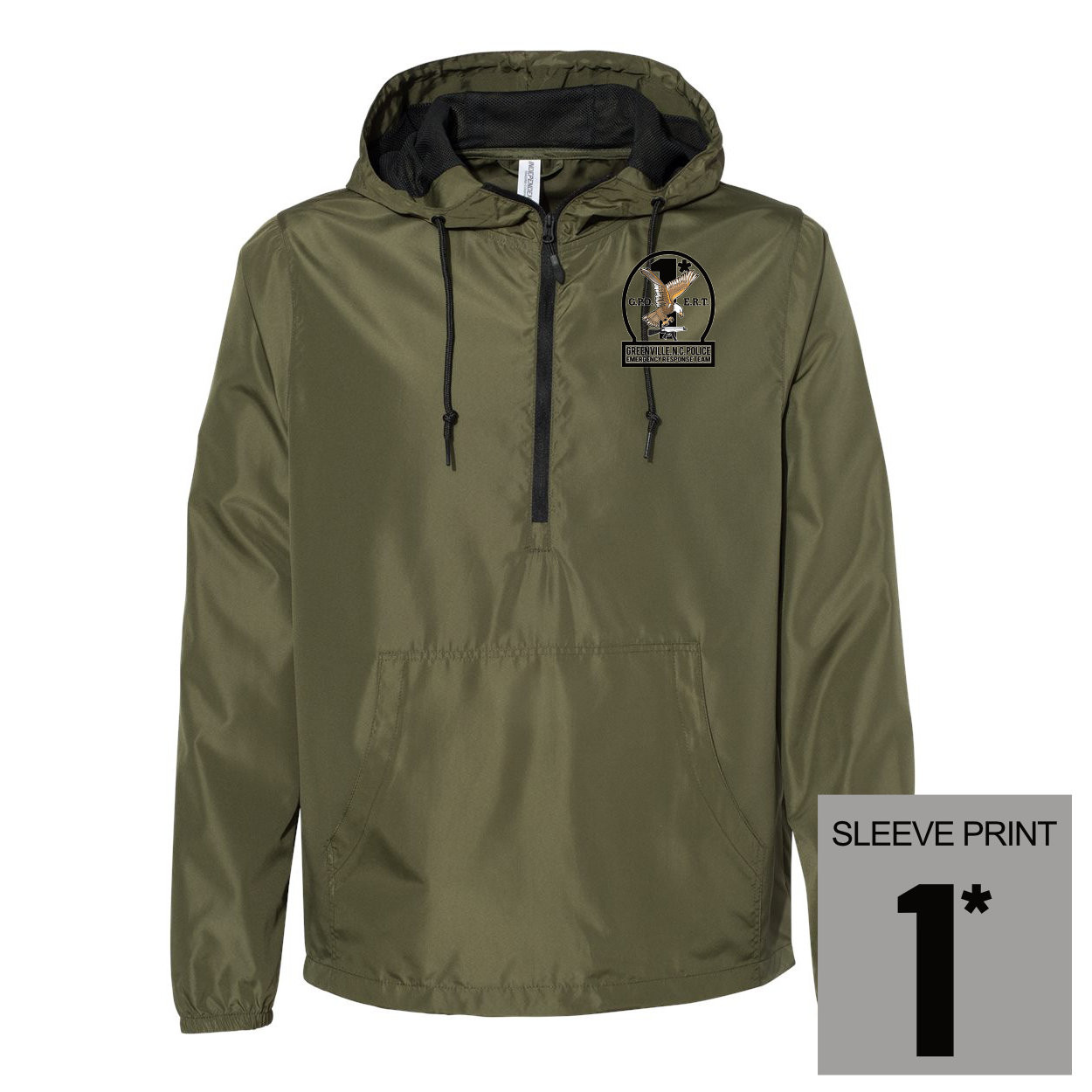 GPD ERT | Lightweight Quarter-Zip Windbreaker Pullover Jacket