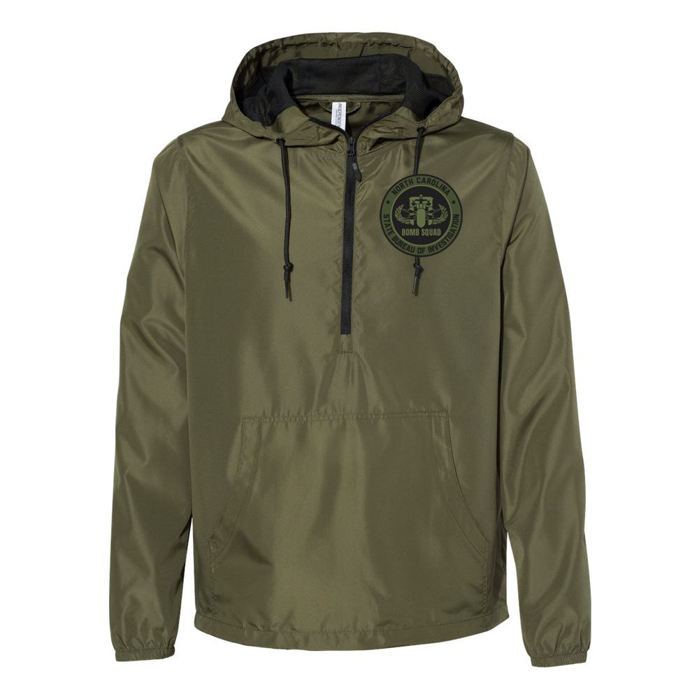 SBI | Bomb Squad  | Lightweight Quarter-Zip Windbreaker Pullover Jacket