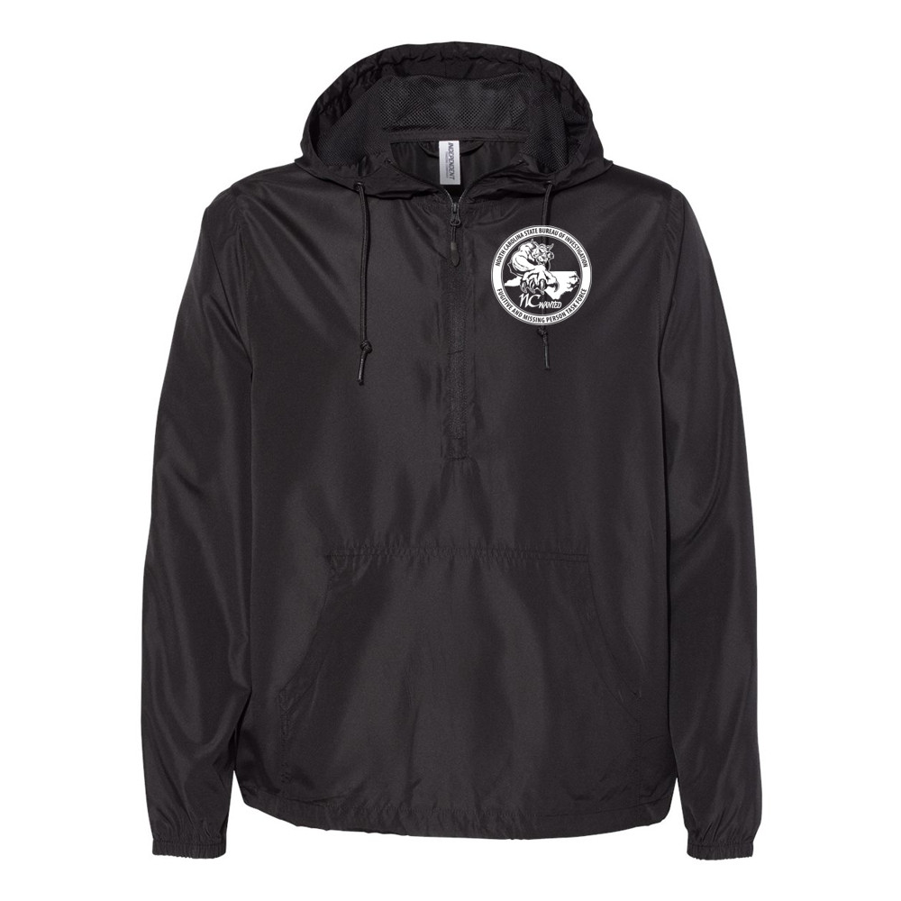 GPD | Fugitive & Missing Person Task Force | Lightweight Quarter-Zip Windbreaker Pullover Jacket