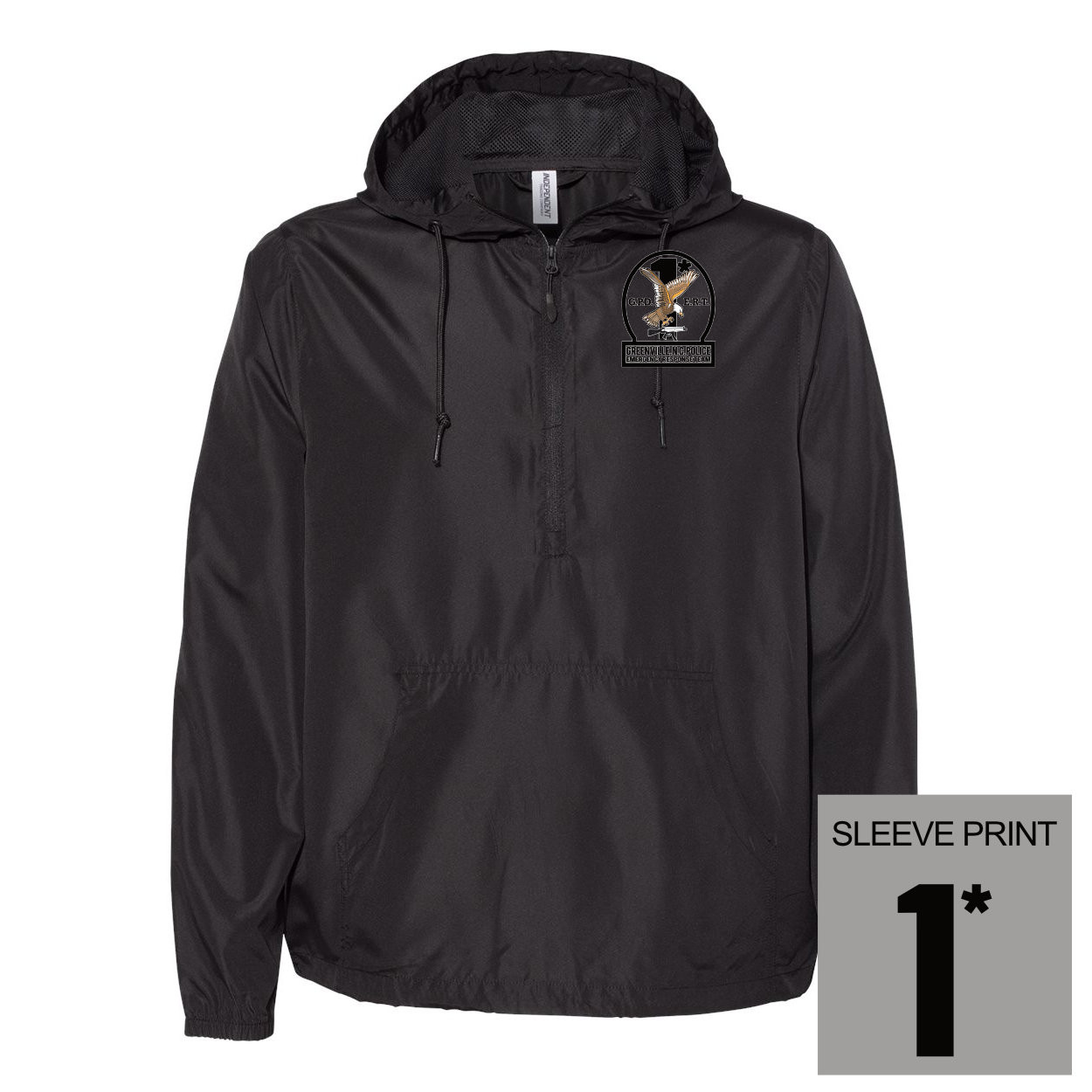 GPD ERT | Lightweight Quarter-Zip Windbreaker Pullover Jacket