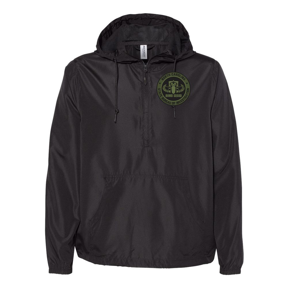 SBI | Bomb Squad  | Lightweight Quarter-Zip Windbreaker Pullover Jacket