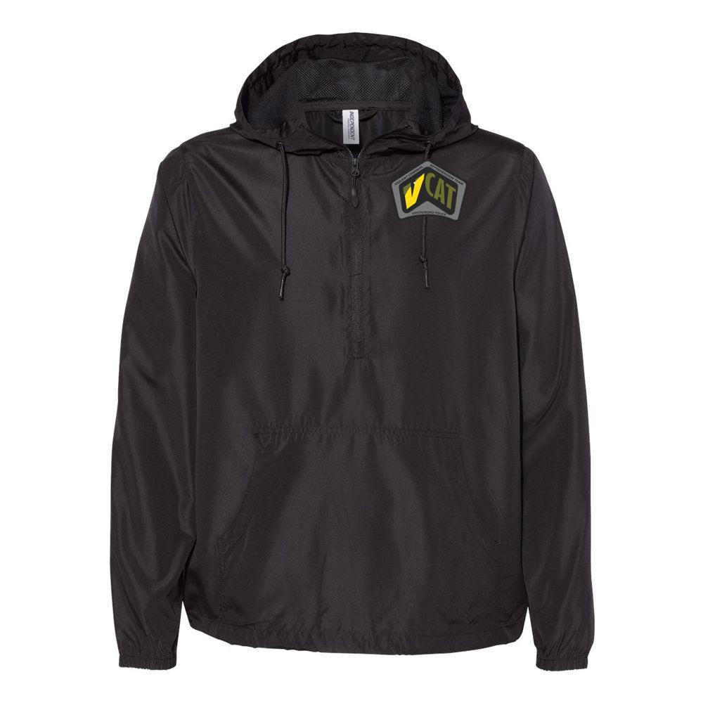 Greensboro Police | V Cat  | Lightweight Quarter-Zip Windbreaker Pullover Jacket