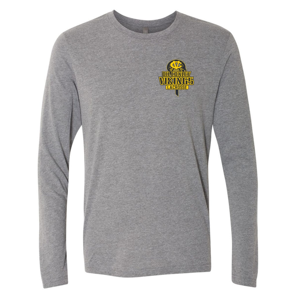 DH Conley Lacrosse Long-Sleeve T-Shirt | Small Logo | Multiple Colors