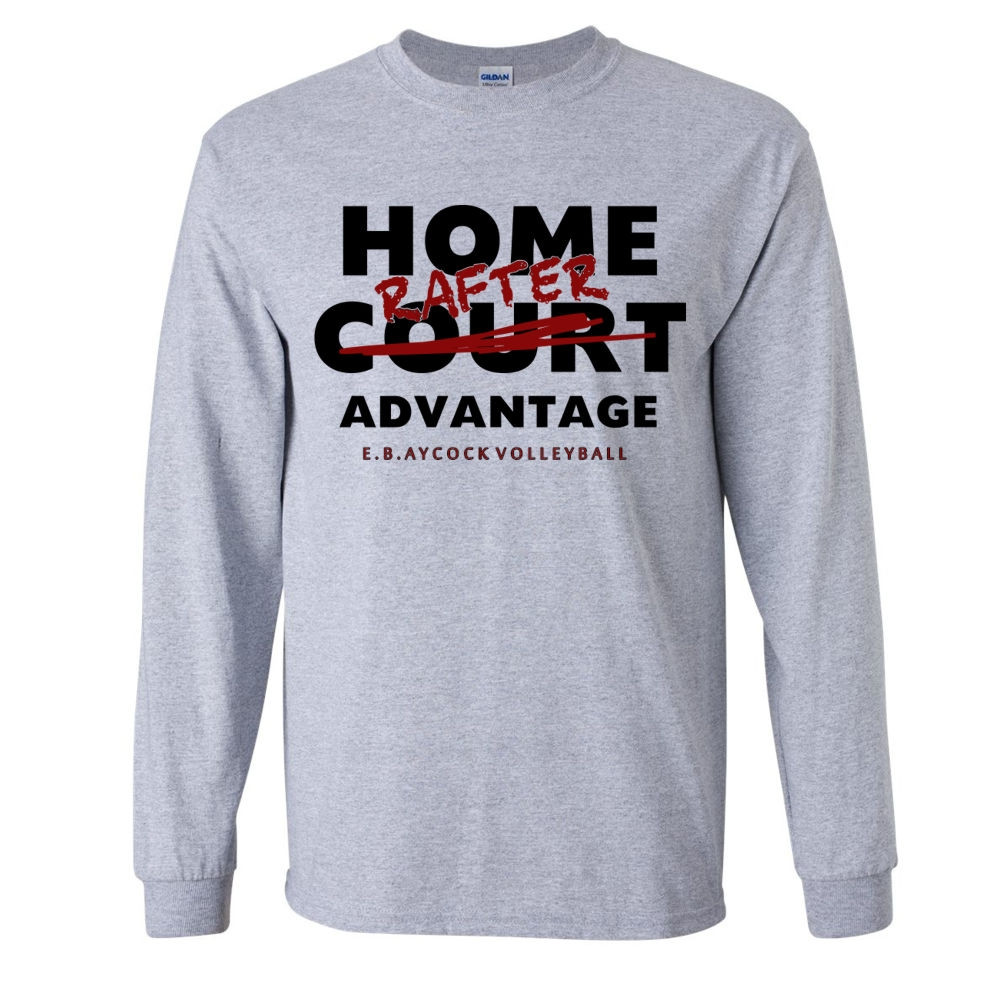 EB Aycock Volleyball Long-Sleeve Cotton Tee | Home Rafter | Multiple Colors