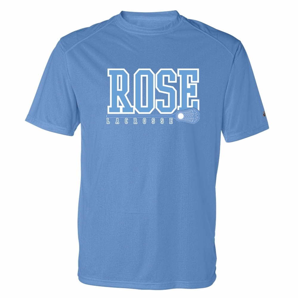 JH Rose Lacrosse Short-Sleeve Performance Tee | Word Logo | Multiple Colors