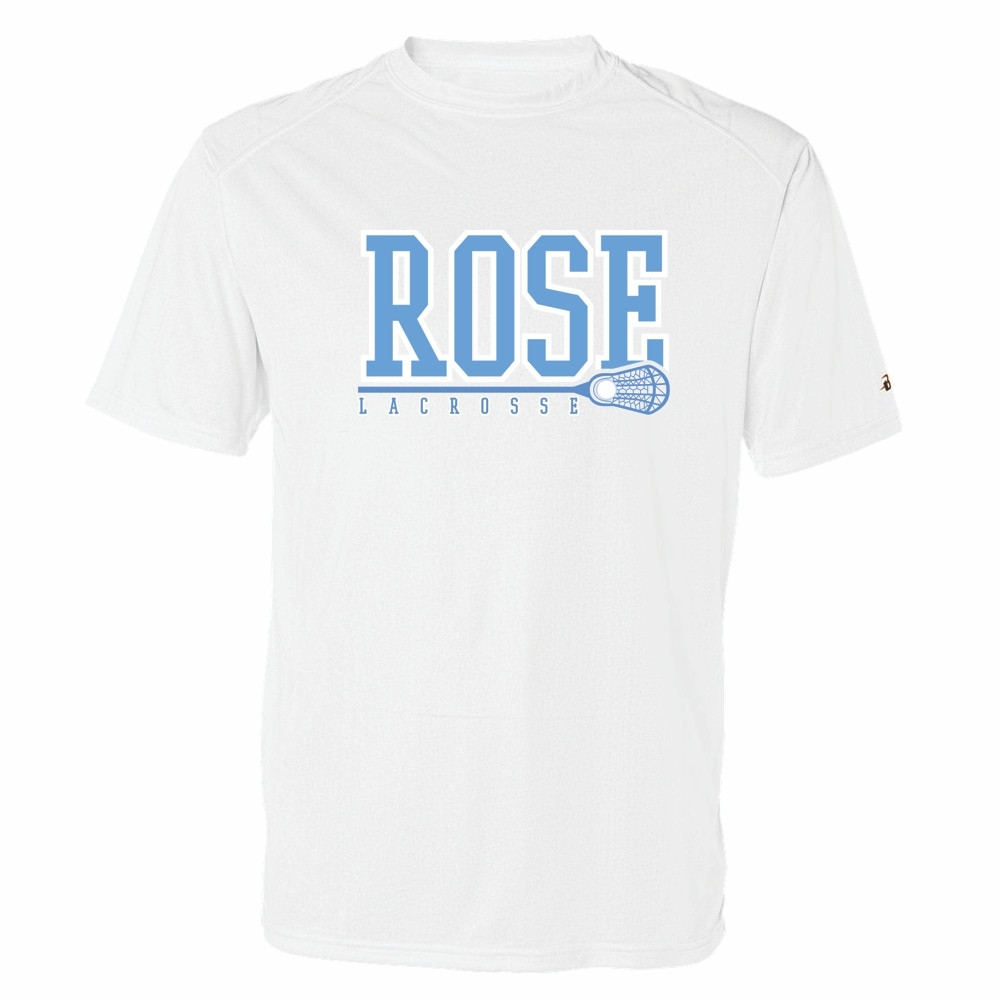 JH Rose Lacrosse Short-Sleeve Performance Tee | Word Logo | Multiple Colors