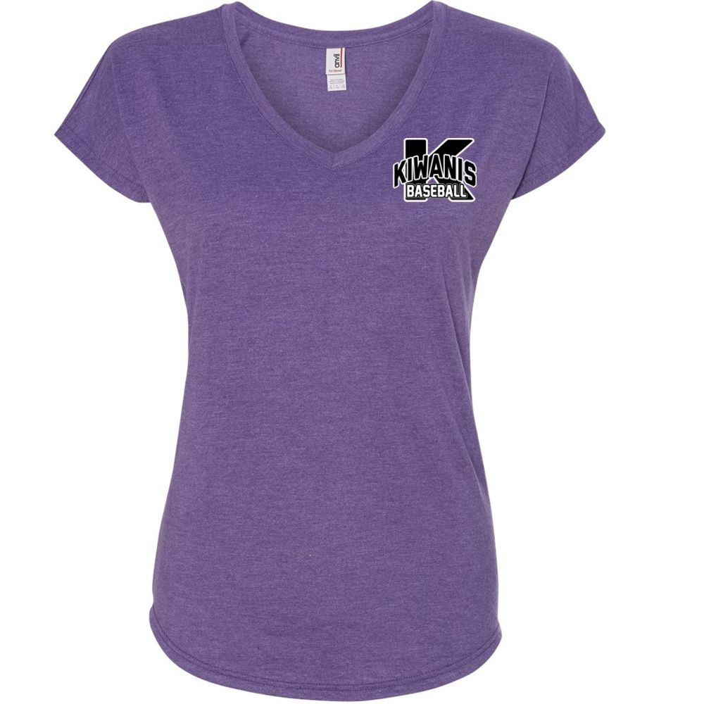 K Tribe Ladies Triblend V Neck Tee | 2 Design Options