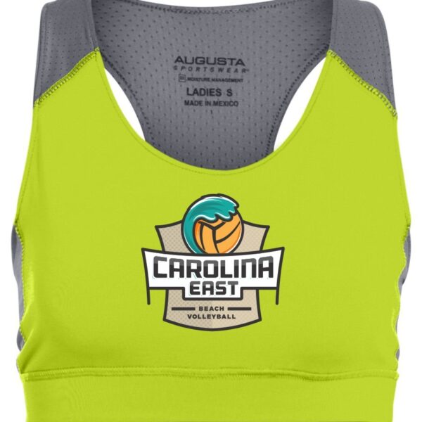 Alternative view of Carolina East Beach Volleyball | All Sport Sports Bra