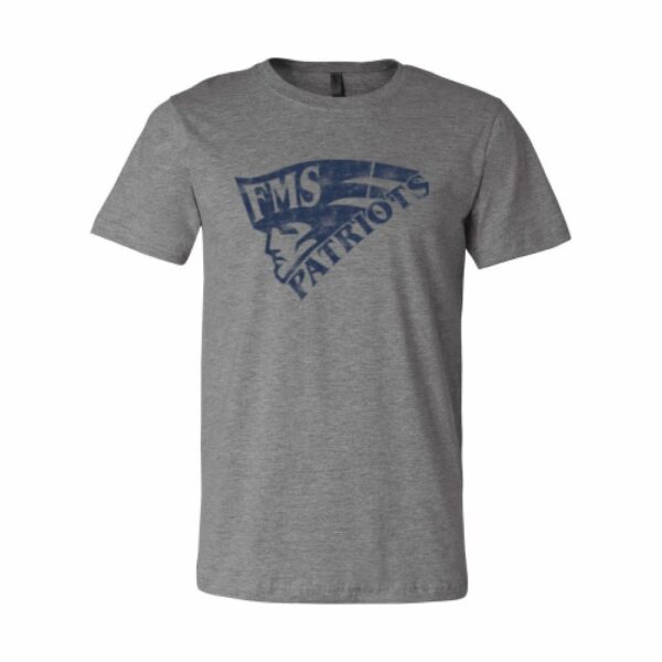 Farmville Middle School | Short-Sleeve T-Shirt | Distressed Patriots Design | Multiple Colors