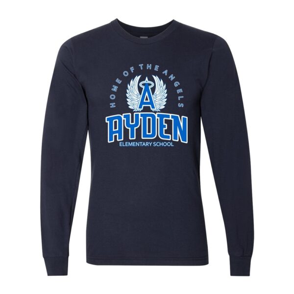 Ayden Elementary | Home of Angels Logo | Long-Sleeve Tee | Multiple Colors