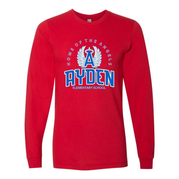 Ayden Elementary | Home of Angels Logo | Long-Sleeve Tee | Multiple Colors